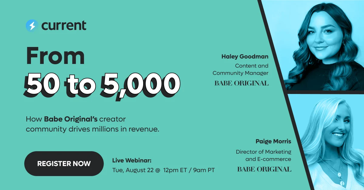 Current webinar campaign graphic