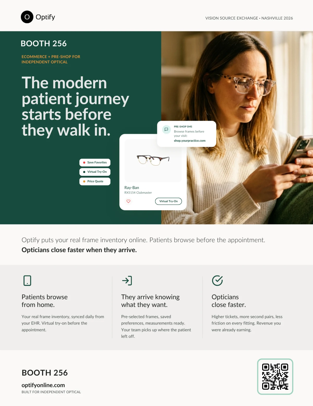 Optify product sales sheet